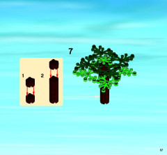 LEGO 4440 instructions page 57 – build guide