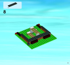 LEGO 4440 instructions page 9 – build guide