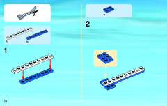 LEGO 4440 instructions page 12 – build guide