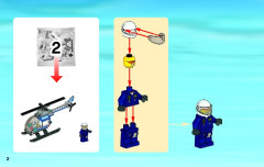 LEGO 4440 instructions page 2 – build guide