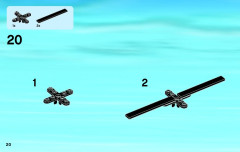 LEGO 4440 instructions page 20 – build guide