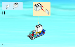 LEGO 4440 instructions page 8 – build guide