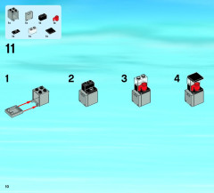 LEGO 4440 instructions page 10 – build guide