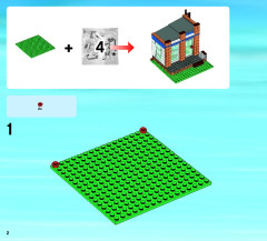 LEGO 4440 instructions page 2 – build guide