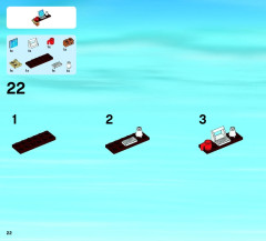 LEGO 4440 instructions page 22 – build guide