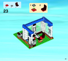 LEGO 4440 instructions page 25 – build guide