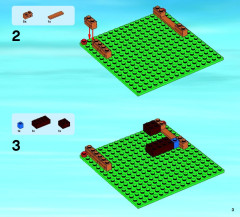 LEGO 4440 instructions page 3 – build guide