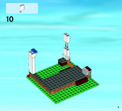 LEGO 4440 instructions page 9 – build guide