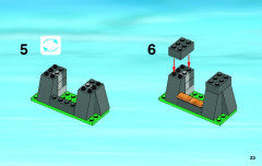 LEGO 4441 instructions page 23 – build guide