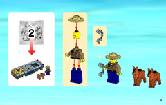 LEGO 4441 instructions page 3 – build guide