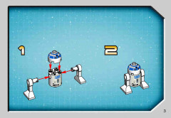 LEGO 4475 instructions page 3 – build guide