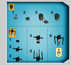 LEGO 4480 instructions page 3 – build guide