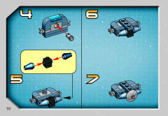 LEGO 4484 instructions page 10 – build guide