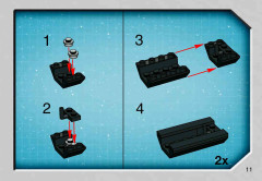 LEGO 4484 instructions page 11 – build guide