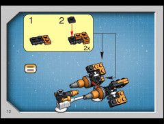 LEGO 4485 instructions page 12 – build guide