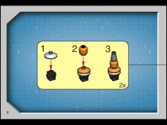 LEGO 4485 instructions page 8 – build guide