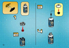 LEGO 4487 instructions page 10 – build guide
