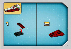 LEGO 4487 instructions page 3 – build guide