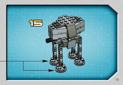 LEGO 4489 instructions page 13 – build guide