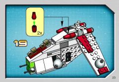 LEGO 4490 instructions page 23 – build guide