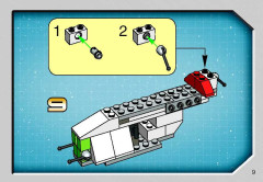 LEGO 4490 instructions page 9 – build guide