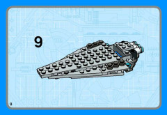 LEGO 4492 instructions page 8 – build guide