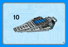 LEGO 4492 instructions page 9 – build guide