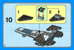 LEGO 4493 instructions page 8 – build guide
