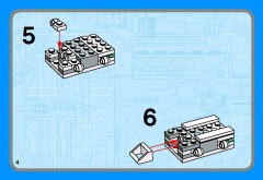 LEGO 4494 instructions page 4 – build guide