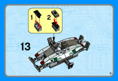 LEGO 4495 instructions page 9 – build guide