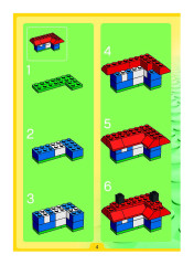 LEGO 4496 instructions page 4 – build guide