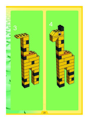 LEGO 4497 instructions page 21 – build guide