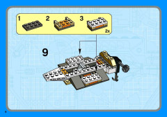 LEGO 4500 instructions page 8 – build guide
