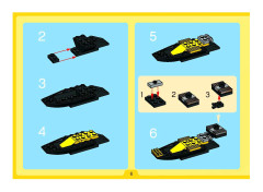 LEGO 4505 instructions page 6 – build guide