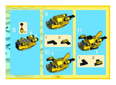 LEGO 4505 instructions page 9 – build guide
