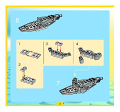 LEGO 4506 instructions page 12 – build guide