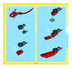 LEGO 4506 instructions page 4 – build guide