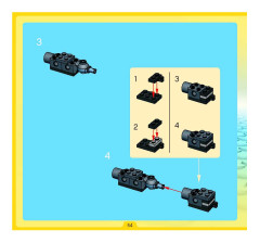 LEGO 4506 instructions page 54 – build guide