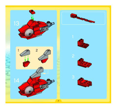 LEGO 4506 instructions page 7 – build guide
