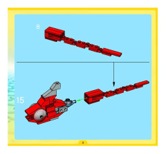 LEGO 4506 instructions page 9 – build guide