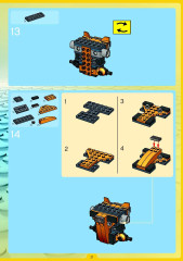 LEGO 4508 instructions page 21 – build guide