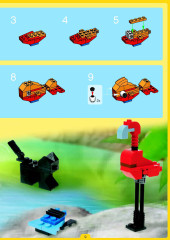 LEGO 4509 instructions page 9 – build guide