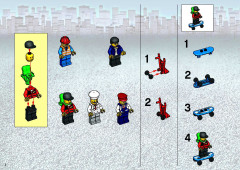 LEGO 4513 instructions page 2 – build guide