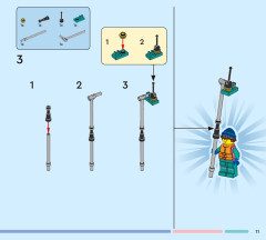 LEGO 45201 instructions page 11 – build guide