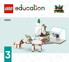 LEGO 45203 instructions page 1 – build guide