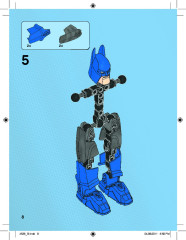 LEGO 4526 instructions page 8 – build guide