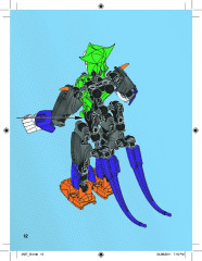 LEGO 4527 instructions page 12 – build guide