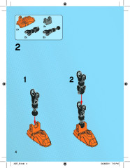 LEGO 4527 instructions page 4 – build guide