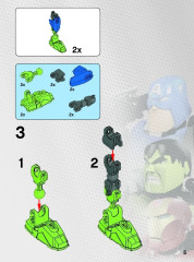 LEGO 4530 instructions page 5 – build guide