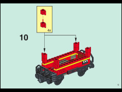LEGO 4535 instructions page 9 – build guide